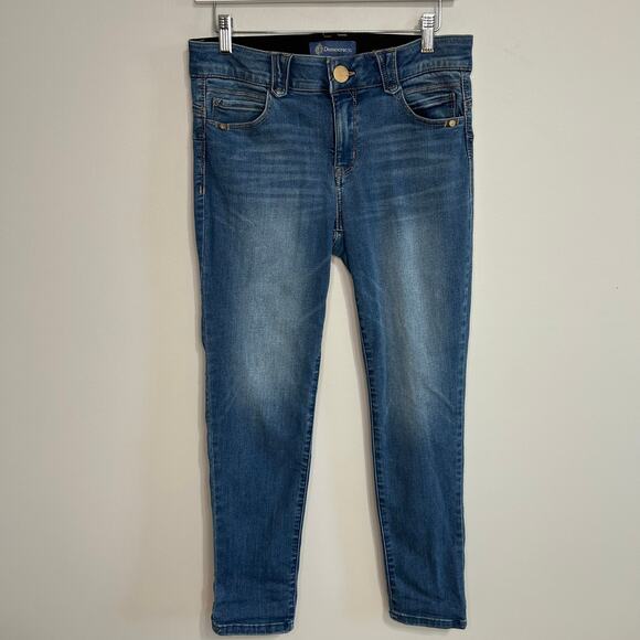 Democracy Ab Solution High Waist Stretch Denim Blue Skinny Jeans Women’s Size 8 - Picture 2 of 6